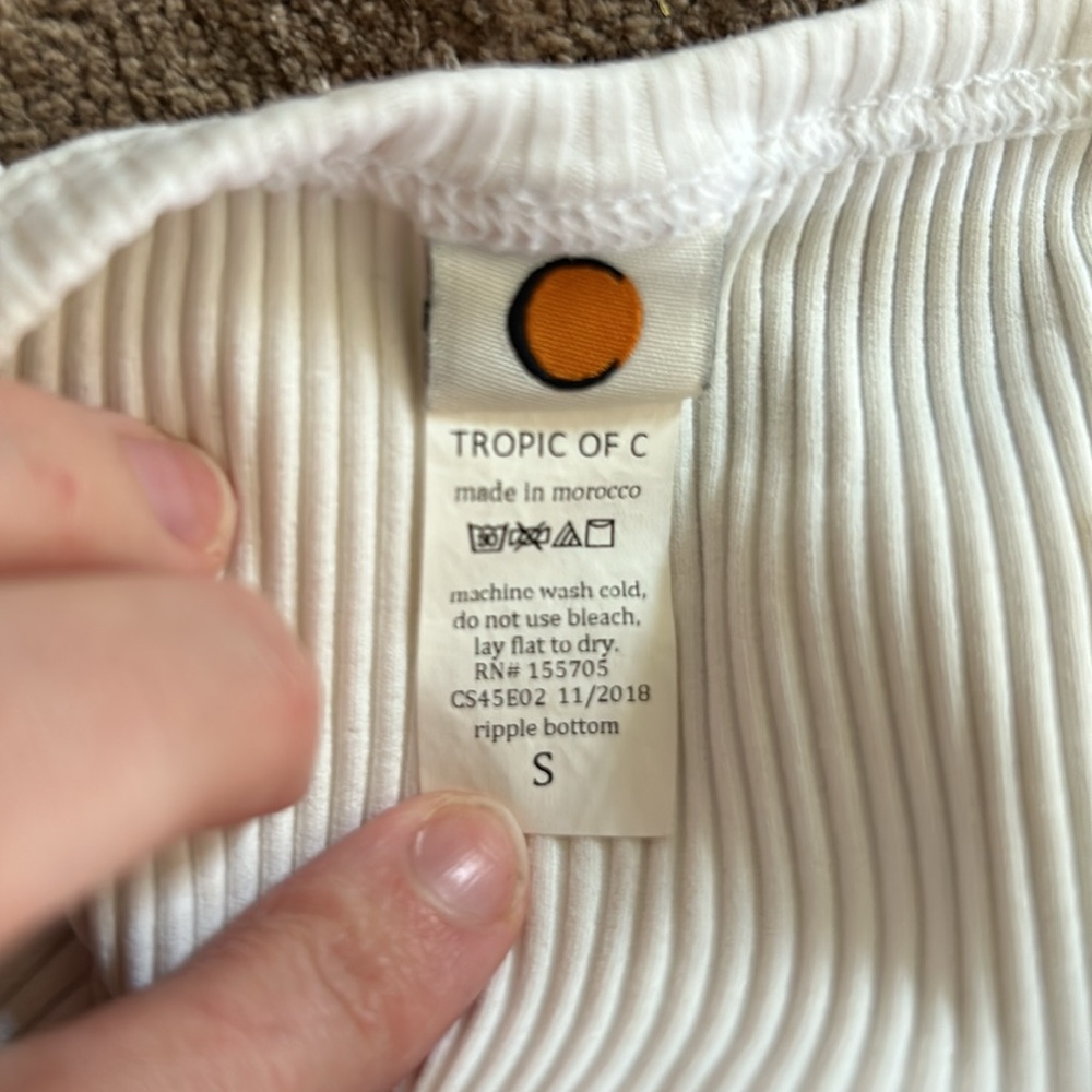 White ripple bottom size small - Picture 4 of 4